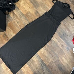 Elegant Black Sleeveless Dress